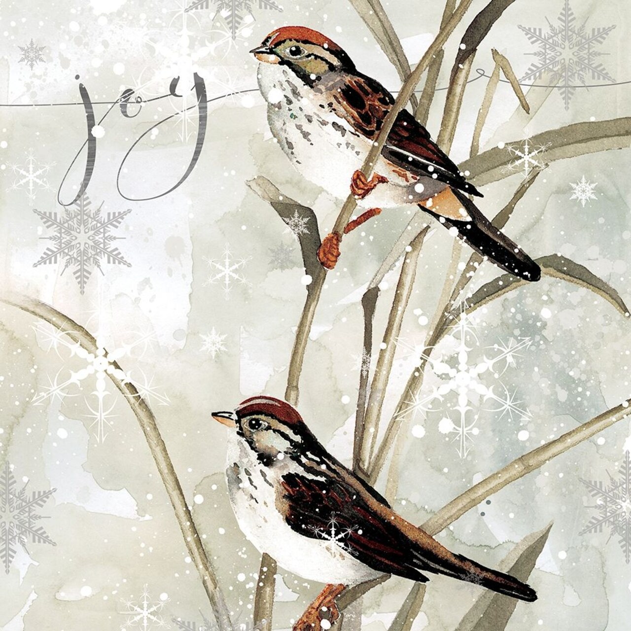 Winter Birds Poster Print by Carol Robinson - Item # VARPDX19307